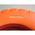 After-sale protection cheap 400-8 spoke style wheel barrow pu foam wheel for seal Saudi Arabia market